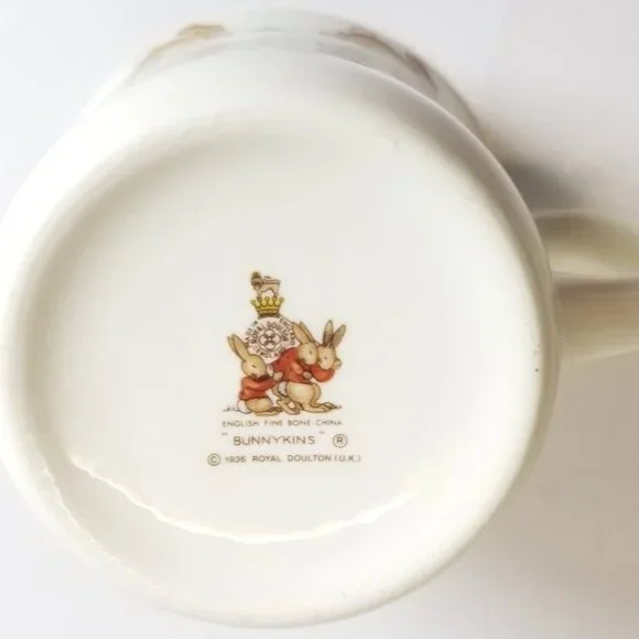 Bunnykins Children’s 3-Pcs Dish Set Bone China Royal Doulton England Collectable - Picture 12 of 16